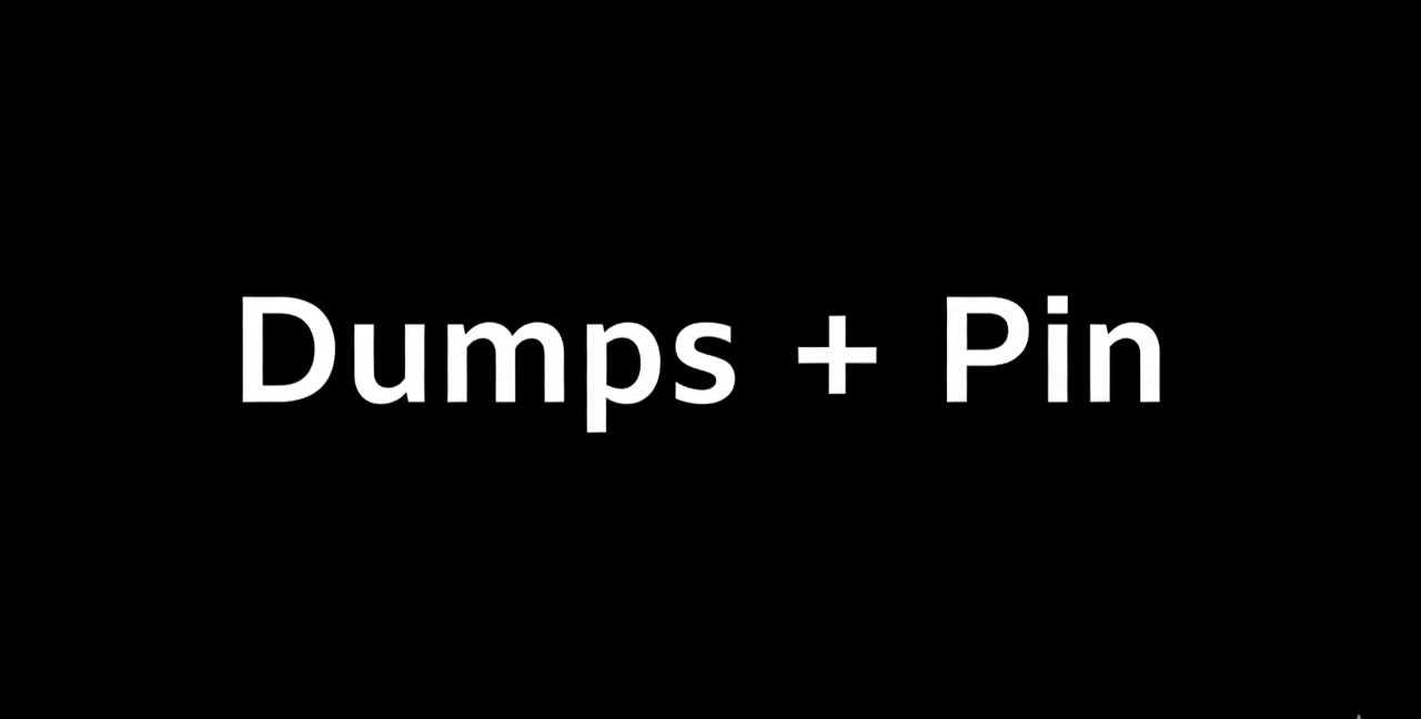 Dumps with PIN – Verified, working dumps with full owner info and PIN